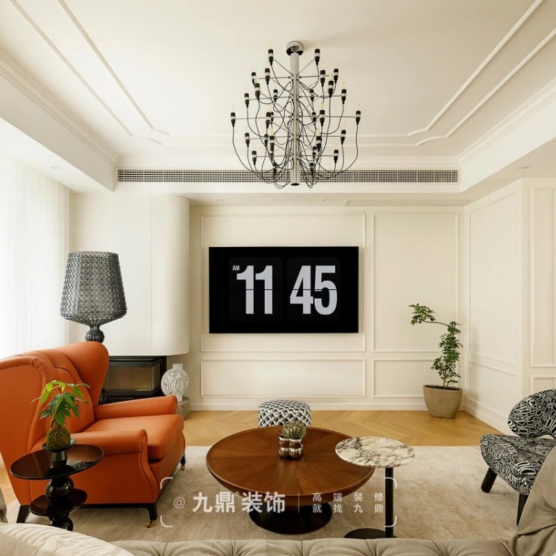 270m²湖滨花园摩登法式风装修案例 270m²湖滨花园摩登法式风装修案例